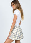 Carrie Mini Skirt Beige