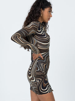 Princess Polly Dress  Motel Avaya Dress 70's Ripple