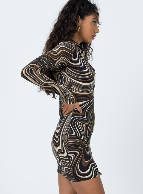 Princess Polly Dress  Motel Avaya Dress 70's Ripple