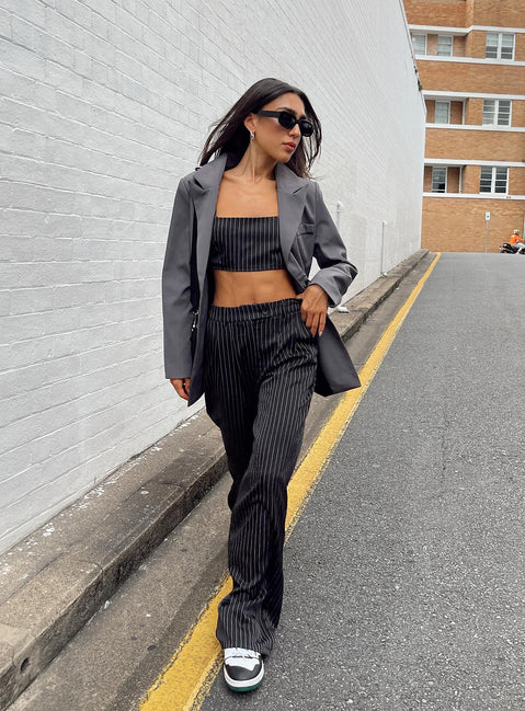 Talisa Oversized Blazer Grey