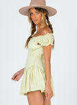 Anastasiya Mini Dress Lime
