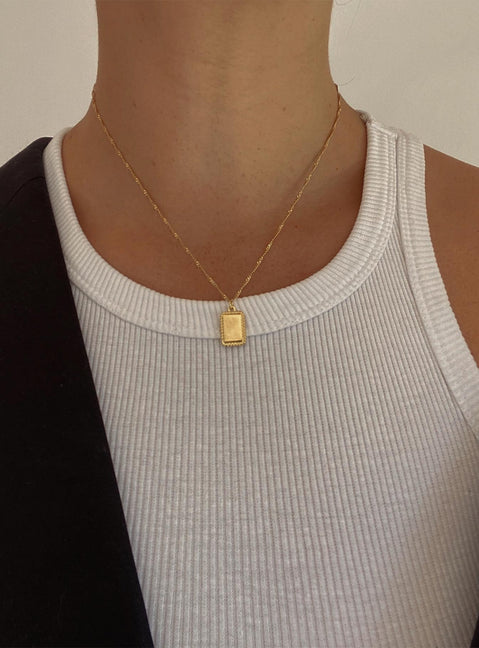 Scottson Gold Plated Pendant Necklace