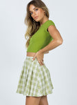 Carrie Mini Skirt Green
