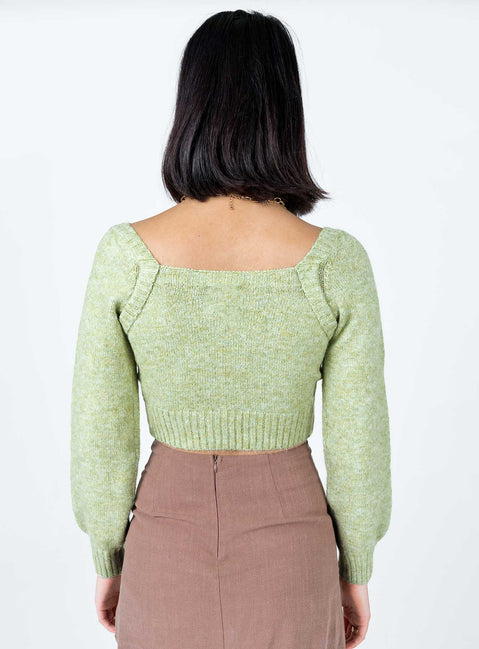 Cropped jumper Soft knit material  Wide neckline  