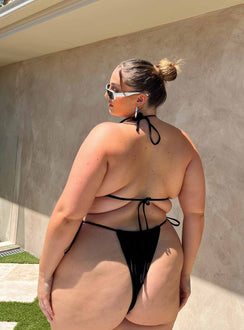 Bikini bottoms Tie side design Adjustable coverage Cheeky cut bottoms Fully lined