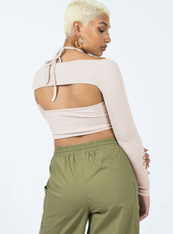 Bolero and top set Ribbed material  Long sleeve bolero  Halter neck crop top  Good stretch 