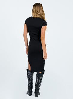 The Classic Midi Dress Black