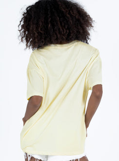 Tee Drop shoulder Graphic print Slight stretch Unlined