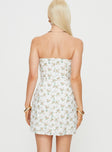 Rizzi Mini Dress White Floral