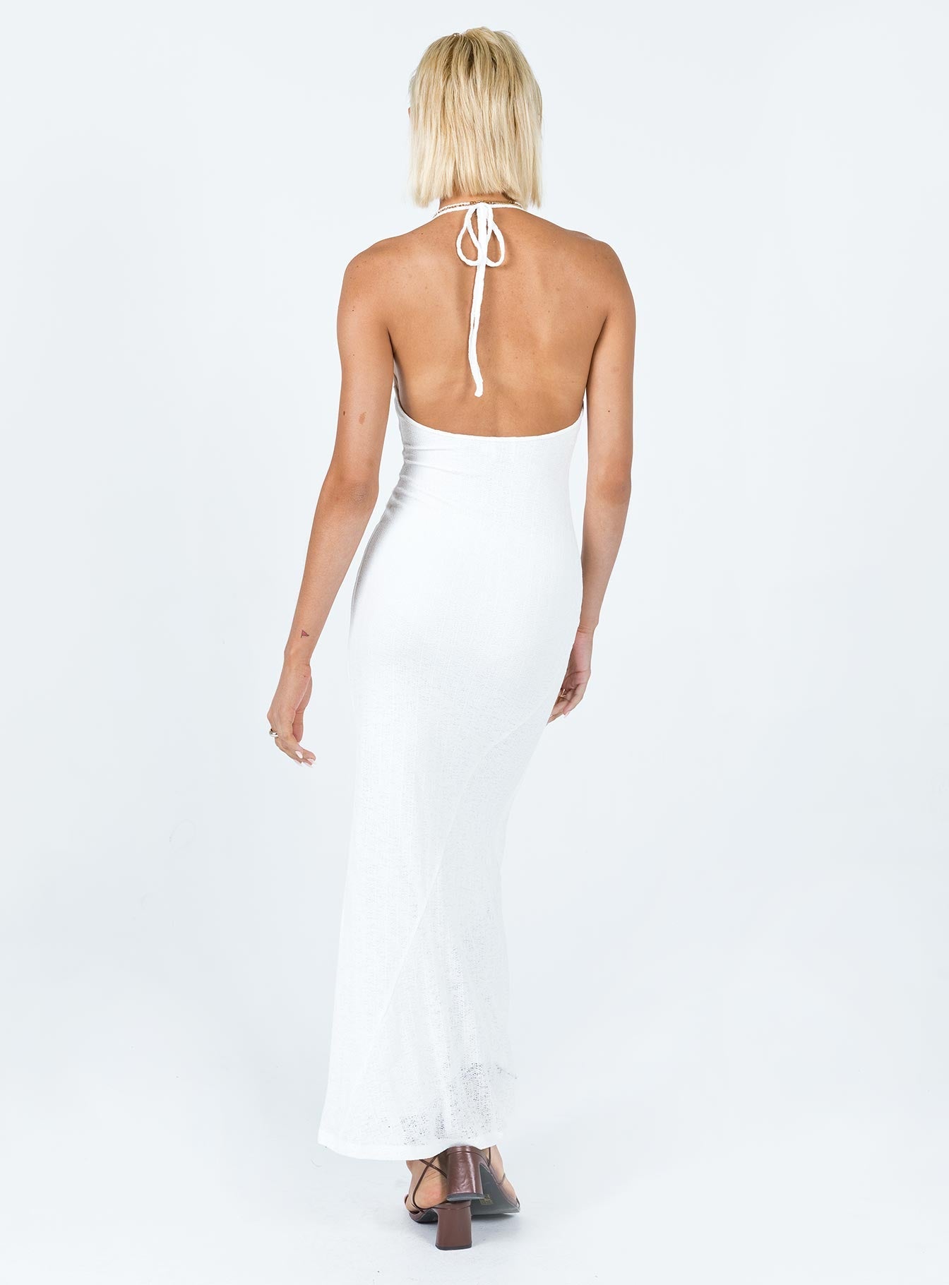 Princess Polly Scoop Neck  Ellery Maxi Dress White