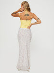Floral print maxi skirt Mid rise, elasticated waistband
