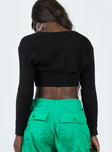 Two piece set Ribbed knit material Strapless crop top Pointed hem Bolero