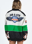 JGR & STN Axel Moto Jacket Ivory / Black