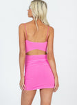 Princess Polly Square Neck  Holloway Wishes Mini Dress Pink Tall