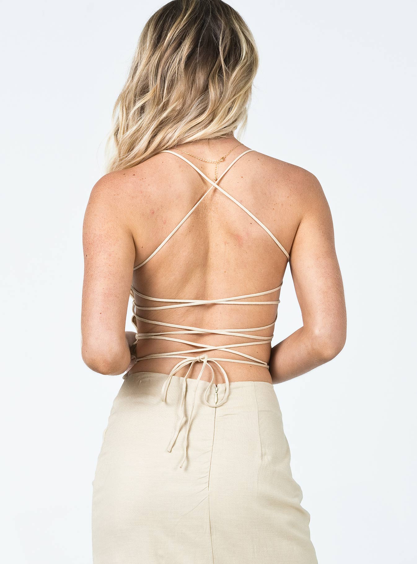 Avaris Tie Top Wheat