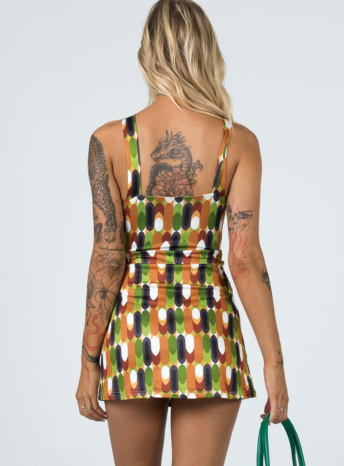 Princess Polly   Kelani Mini Dress Orange Multi