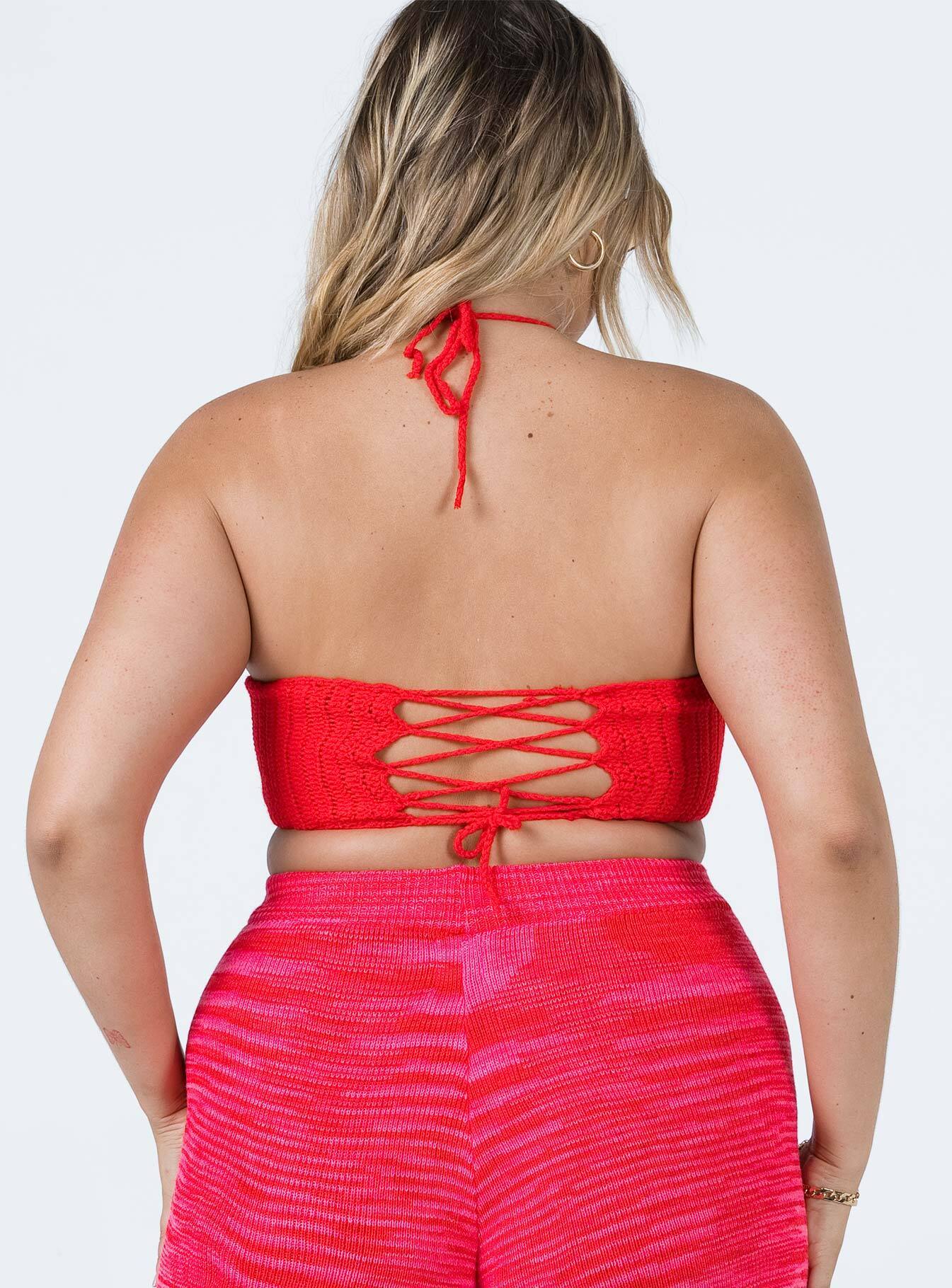 Laurel Top Red / Pink