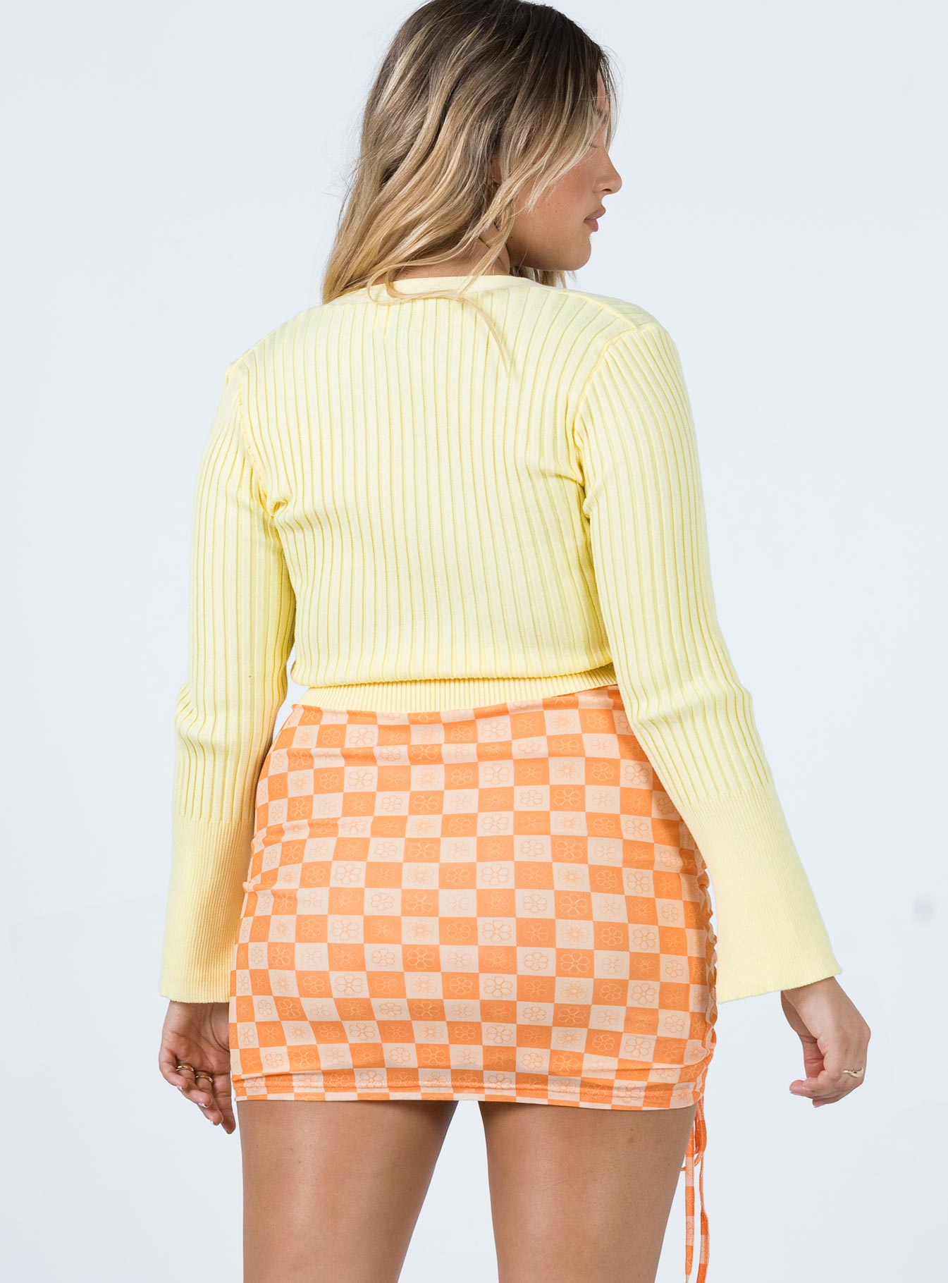 Rylan Mini Skirt Orange