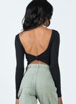 Long sleeve top Knot detail at back