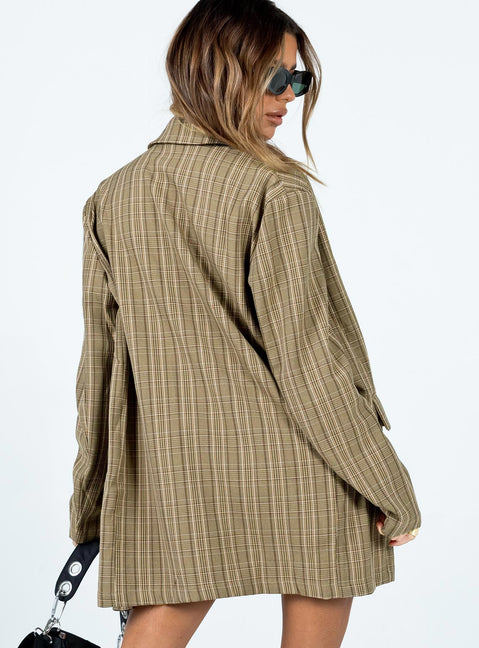 Paddie Plaid Blazer Multi