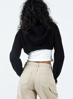 Cotter Bolero Black Princess Polly  Cropped 