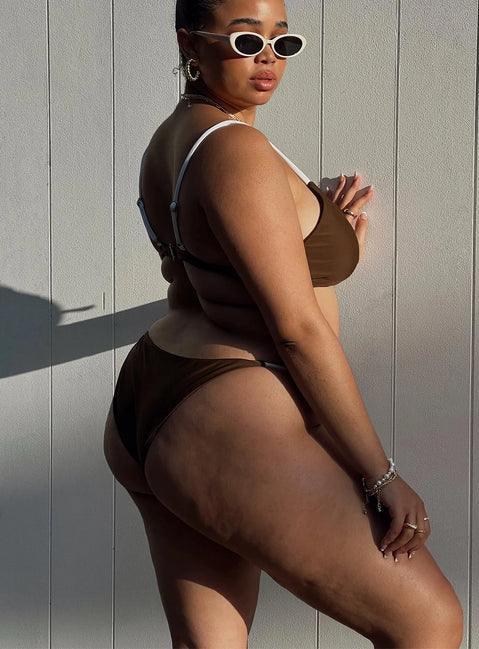 Bikini bottoms Tie side design Cheeky cut bottoms Fully lined