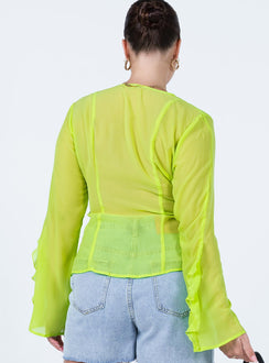 Rema Long Sleeve Top Green
