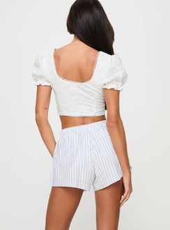 Maxxy Boxer Shorts White Stripe