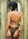Frill bikini bottoms High-cut leg, cheeky style bottom Good stretch, fully lined 