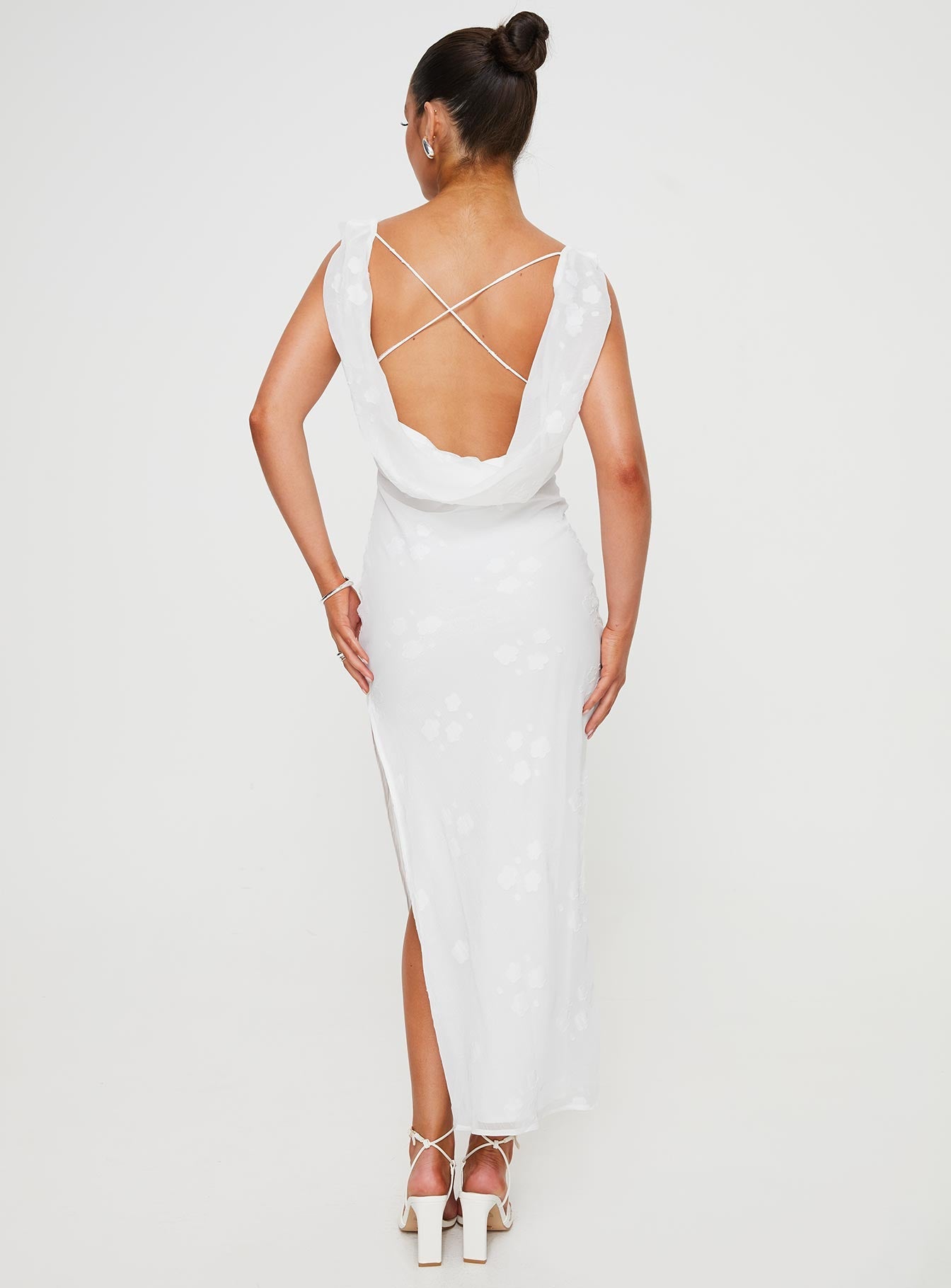 Shop Formal Dress - Contessa Maxi Dress White third image
