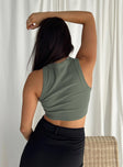 Tank top Ribbed material Good stretch