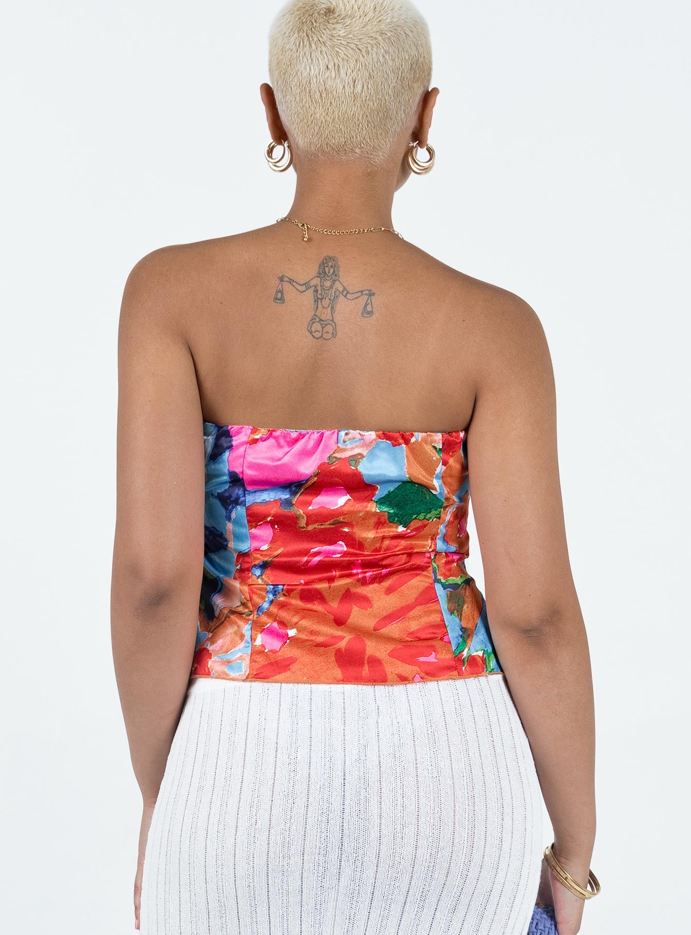 Brassie Strapless Top Multi