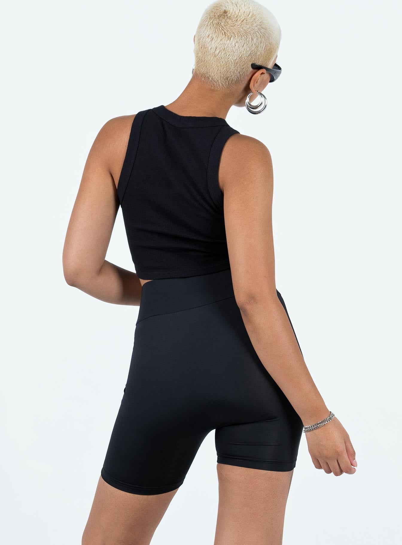 Bike shorts Thick elasticated waistband  Good stretch