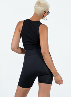 Bike shorts Thick elasticated waistband  Good stretch