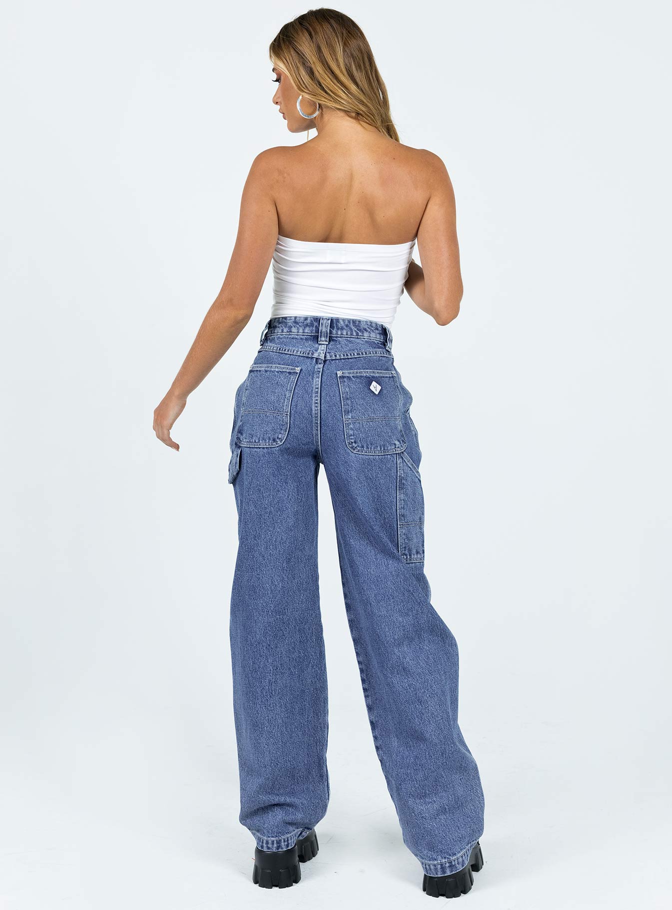 Abrand Carrie Carpenter Cecilia Organic Mid Blue