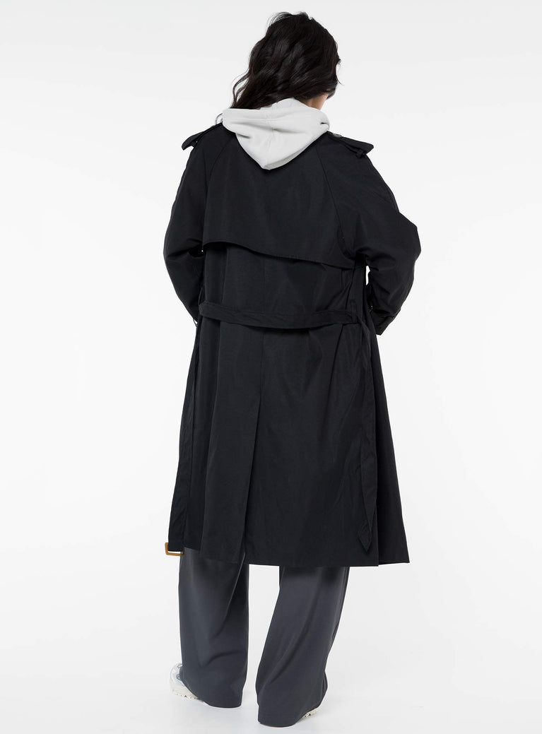Westwind Trench Coat Black
