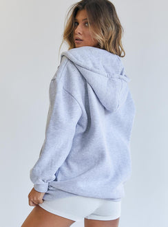 Florida Zip Up Sweatshirt Grey
