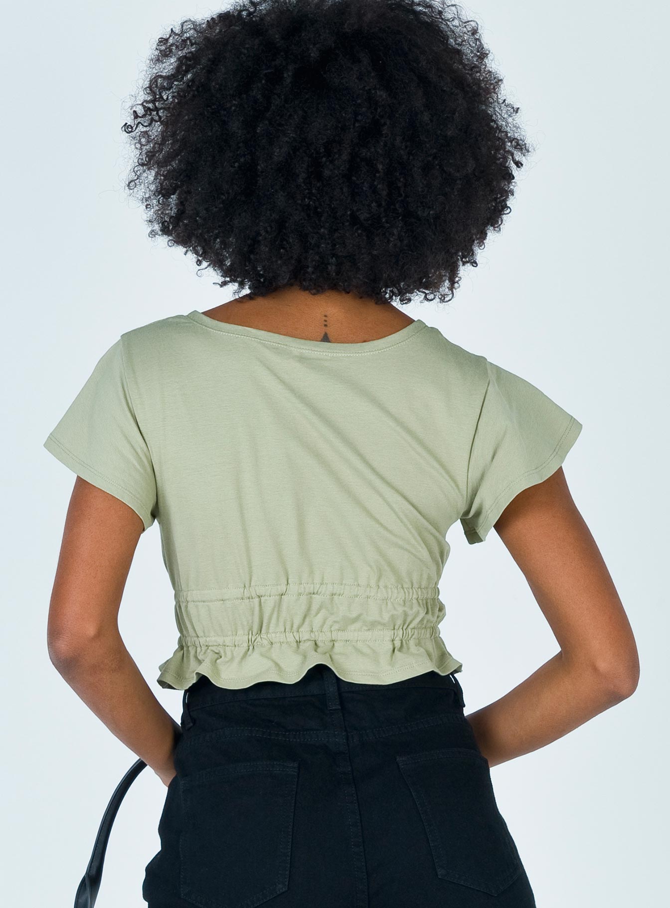 Jamison Reid Crop Top Khaki