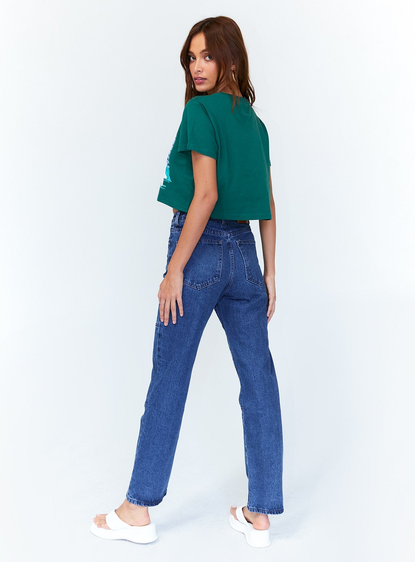 Princess Polly Mid Rise  Uptown Jeans