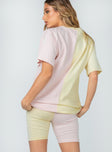 Elisia Shorts Yellow / Pink