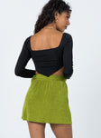 Eithan Mini Skirt Green