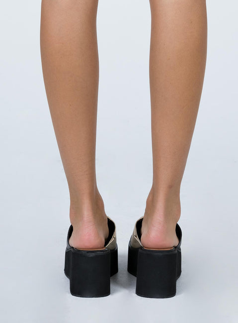 Joni Sandals All Black / Beige