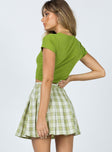 Carrie Mini Skirt Green