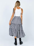 Hale Midi Skirt Black / White