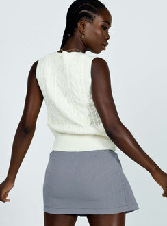 St Trinians Mini Skirt Black / White