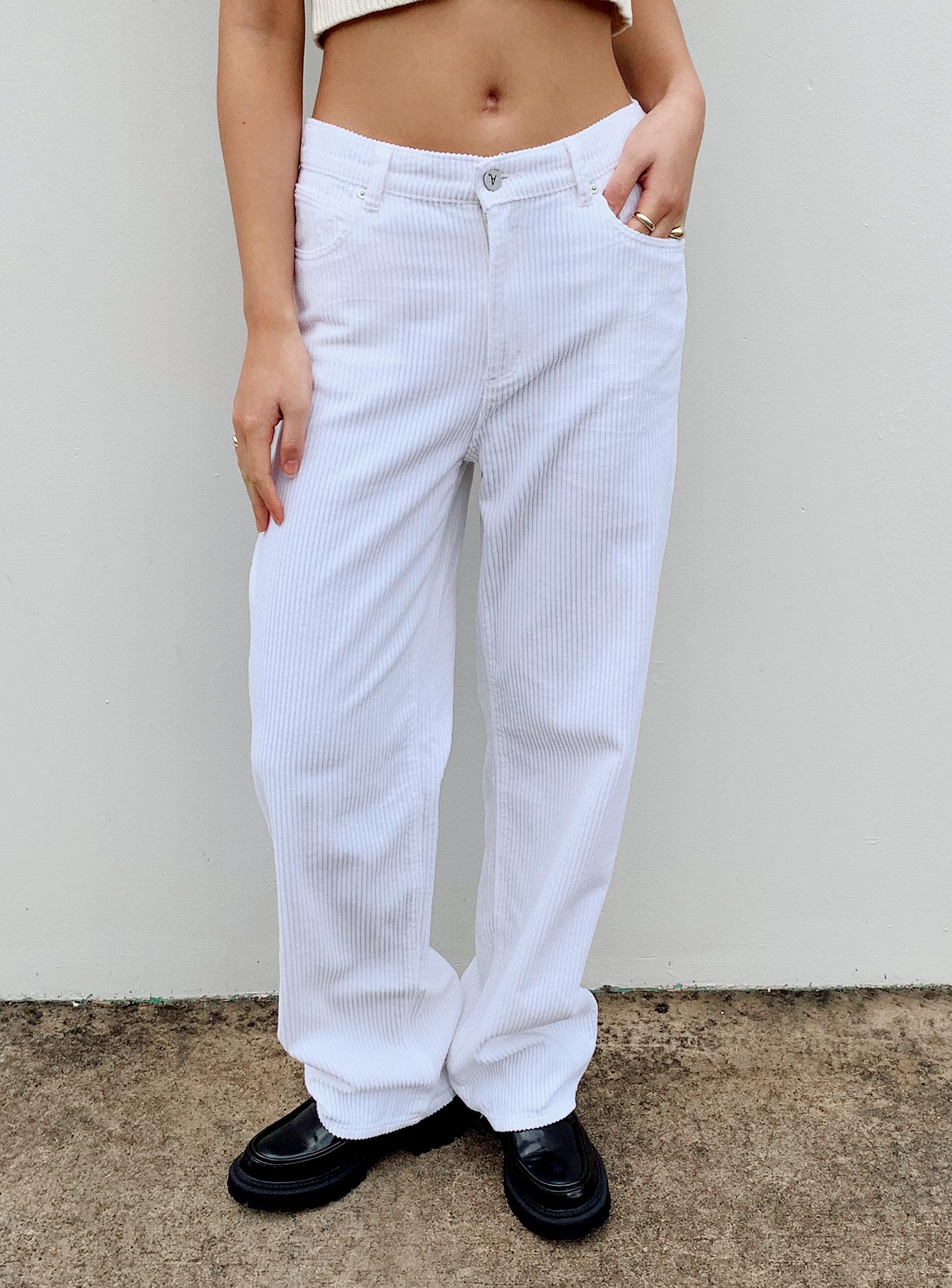 Abrand Slouch Jeans Marshmellow Cord | Princess Polly AU