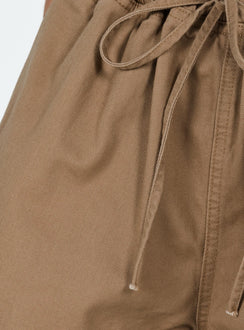 Clark Shorts Beige Princess Polly high-rise 