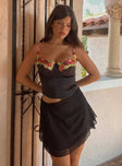 Boda Mini Skirt Black Princess Polly  Mini 