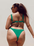 Josie Bikini Bottoms Green Curve