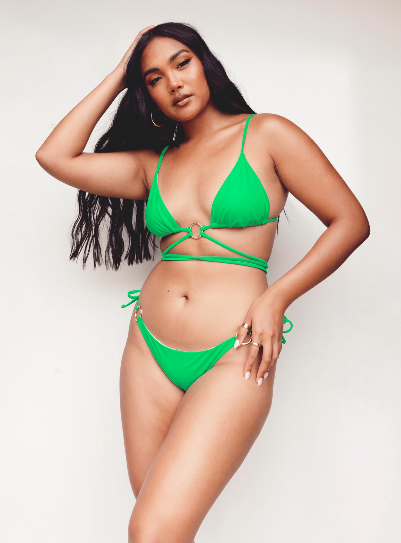 Bella Bikini Bottoms Neon Green